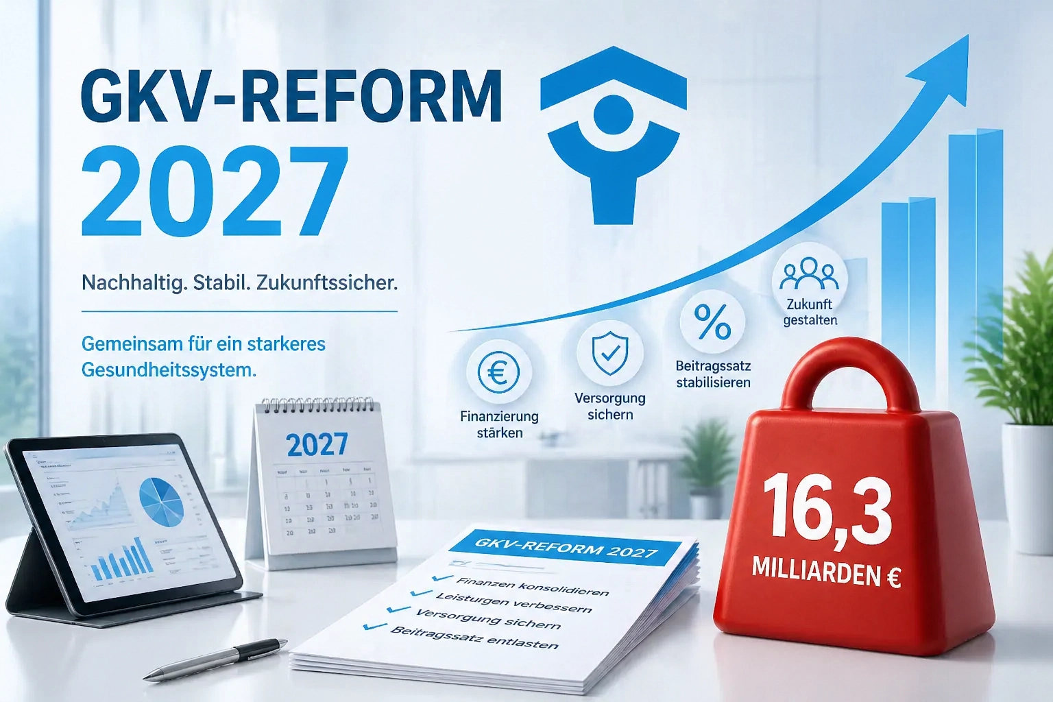 Beitragsbild zum Artikel: GKV-Reform 2027: Warum Besserverdienende jetzt die Zeche zahlen