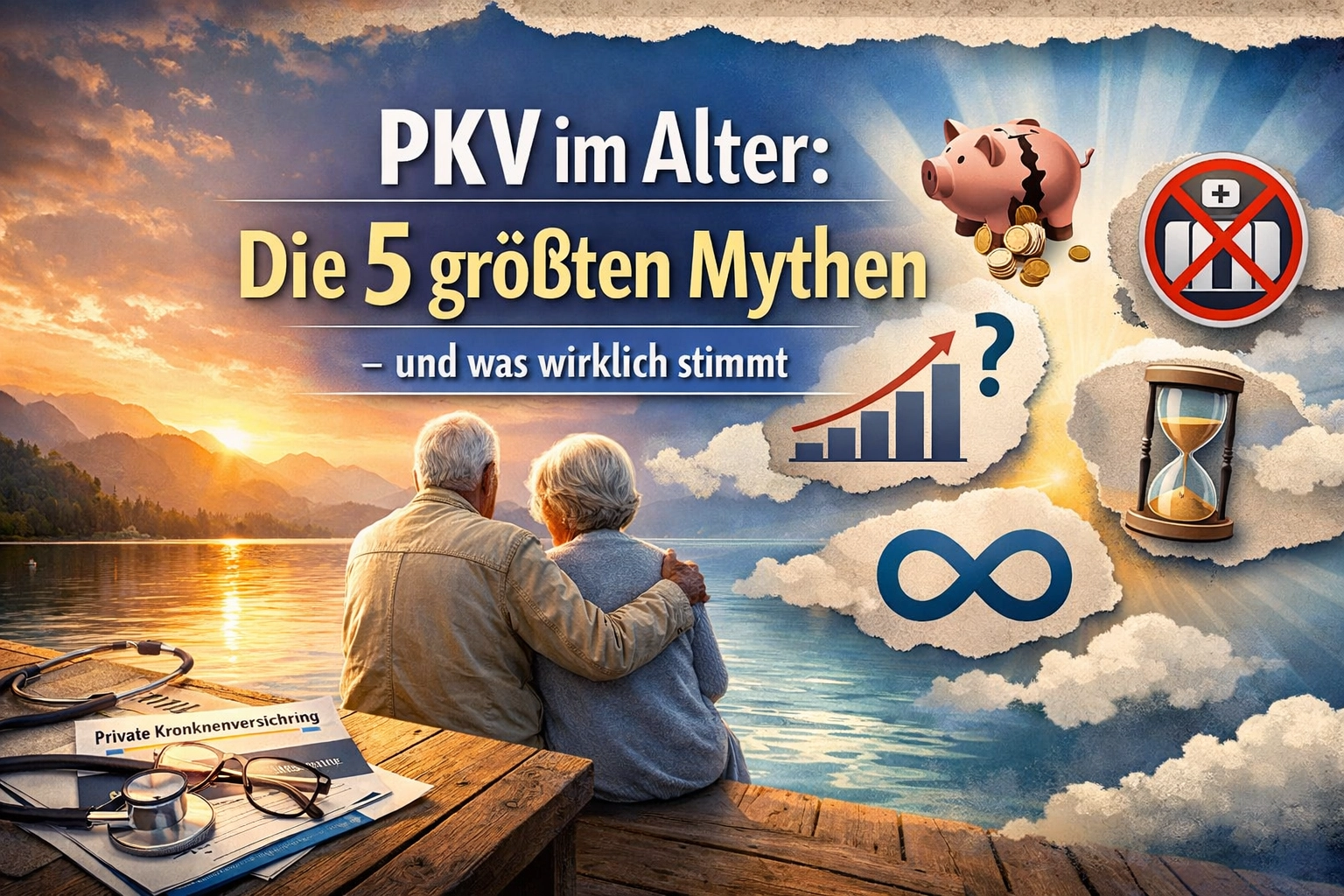 Beitragsbild zum Artikel: PKV im Alter: Die 5 größten Mythen – und was wirklich stimmt